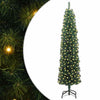 Vidaxx künstlicher Weihnachtsbaum grün 240 cm PVC und Stahl und Kunststoff