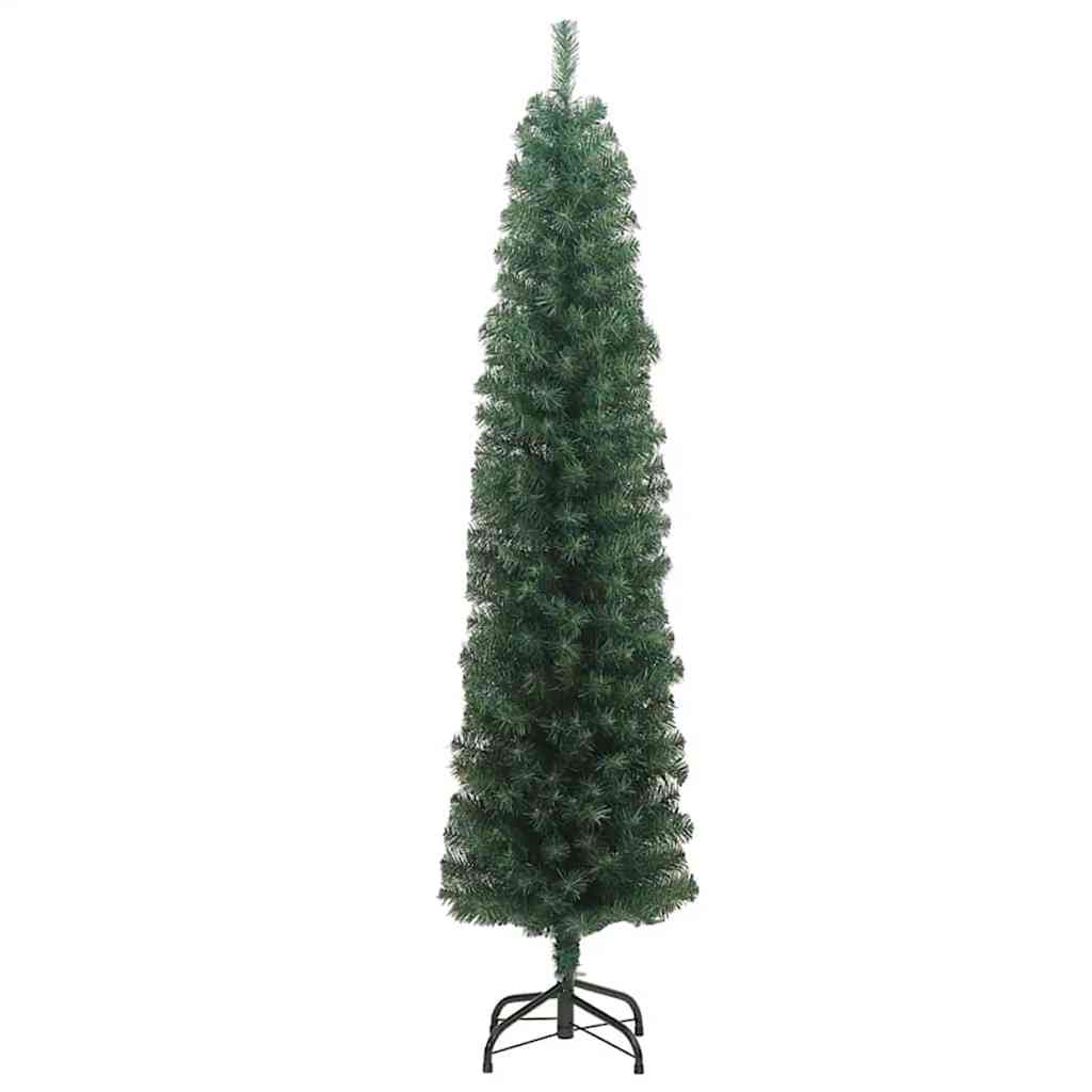 Vidaxx künstlicher Weihnachtsbaum grün 240 cm PVC und Stahl und Kunststoff