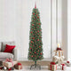 Vidaxx künstlicher Weihnachtsbaum grün 240 cm PVC und Stahl und Kunststoff