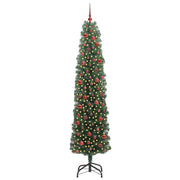 Vidaxx künstlicher Weihnachtsbaum grün 240 cm PVC und Stahl und Kunststoff - afbeelding 3