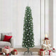 Vidaxx künstlicher Weihnachtsbaum grün 240 cm PVC und Stahl und Kunststoff