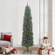 Vidaxx künstlicher Weihnachtsbaum grün 240 cm PVC und Stahl und Kunststoff