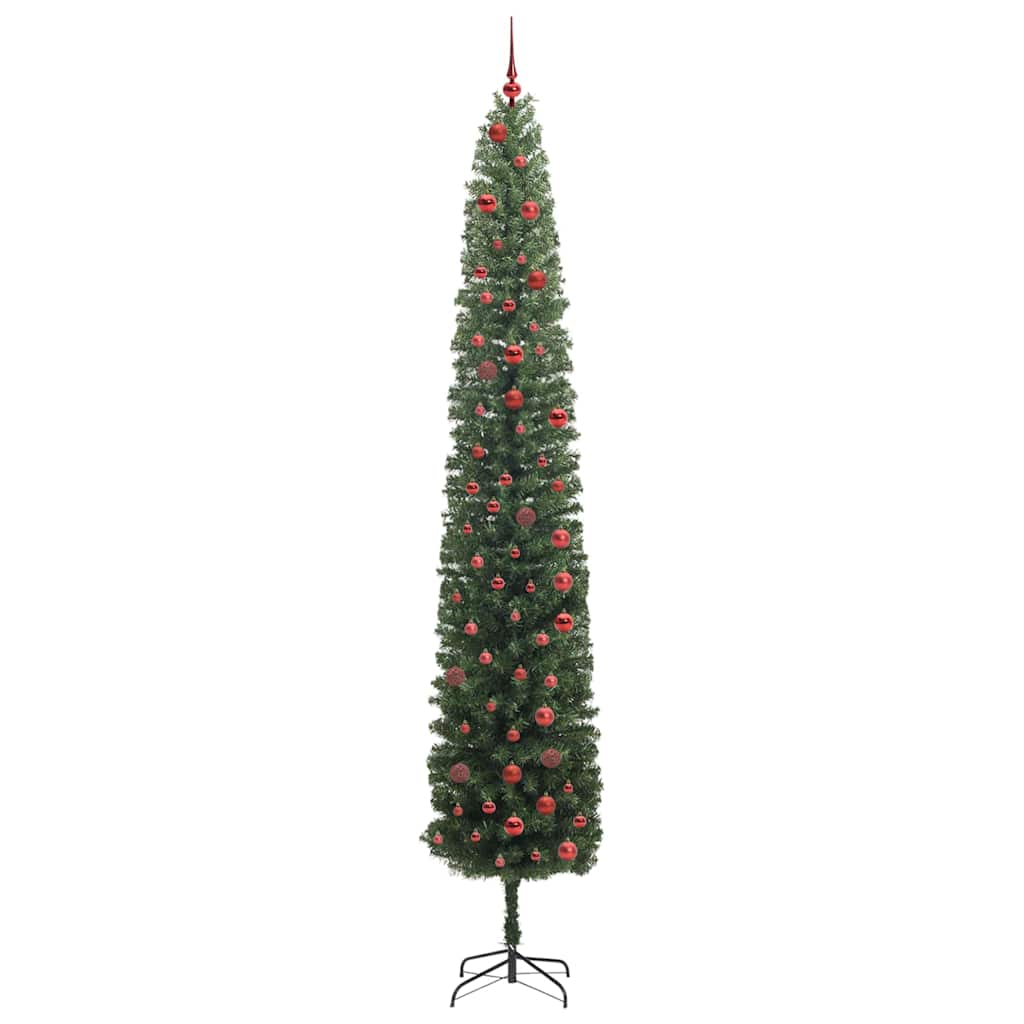 Vidaxx künstlicher Weihnachtsbaum grün 300 cm PVC und Stahl und Kunststoff