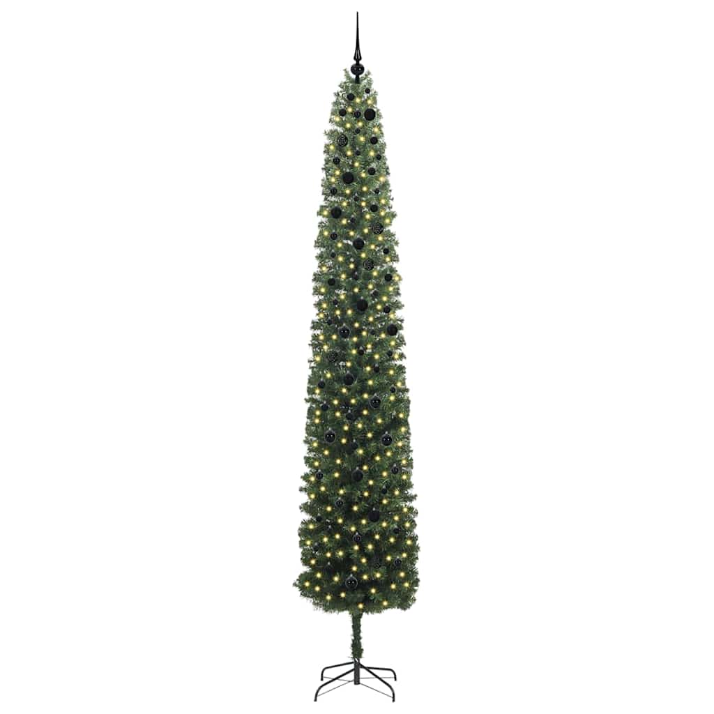 Vidaxx künstlicher Weihnachtsbaum grün 300 cm PVC und Stahl und Kunststoff