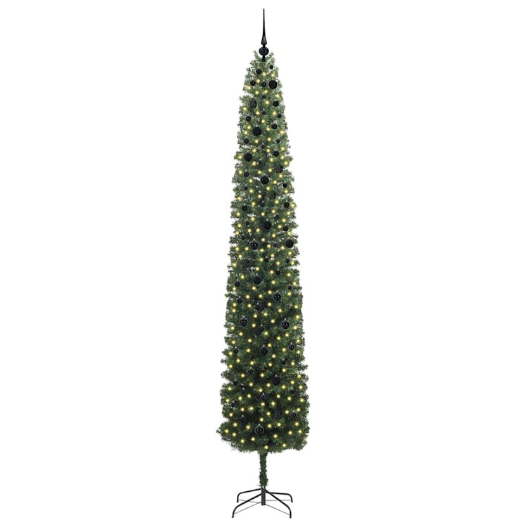 Vidaxx künstlicher Weihnachtsbaum grün 300 cm PVC und Stahl und Kunststoff
