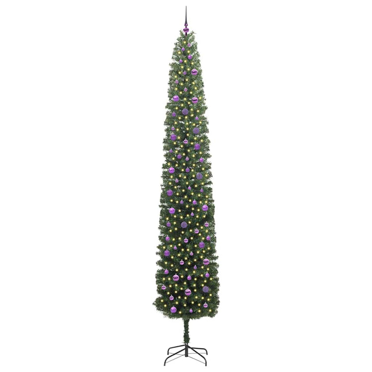Vidaxx künstlicher Weihnachtsbaum grün 300 cm PVC und Stahl und Kunststoff