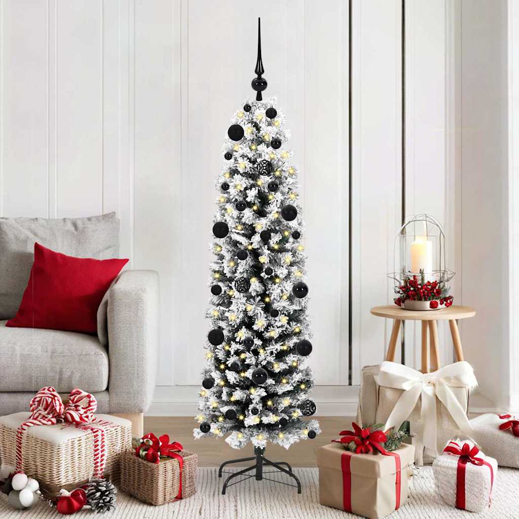 Vidaxx künstlicher Weihnachtsbaum grün 150 cm PVC und Stahl und Kunststoff
