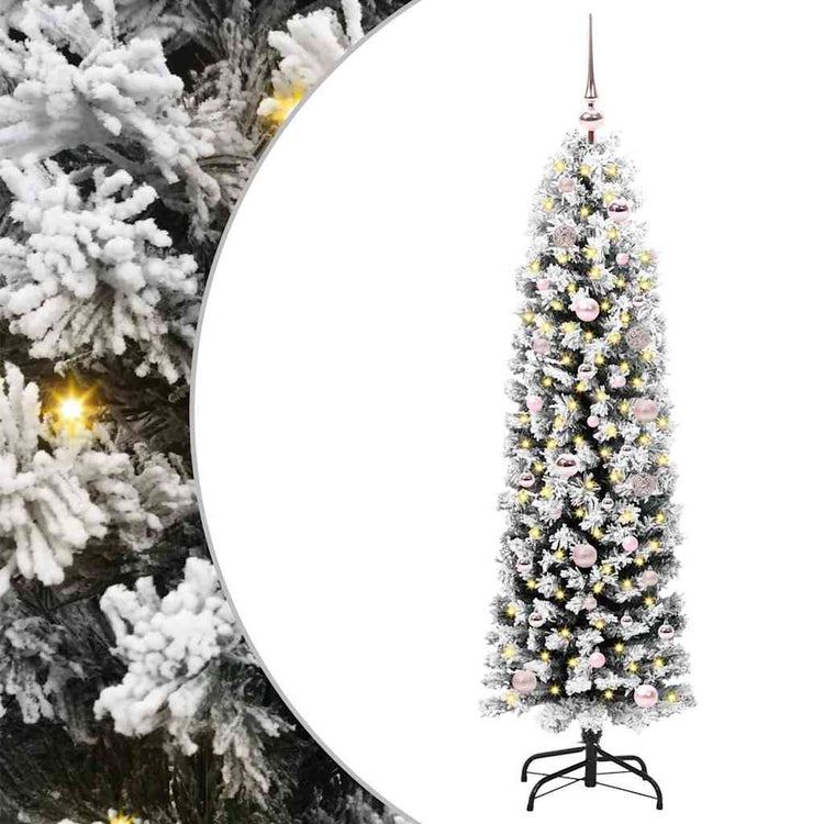 Vidaxx künstlicher Weihnachtsbaum grün 150 cm PVC und Stahl und Kunststoff