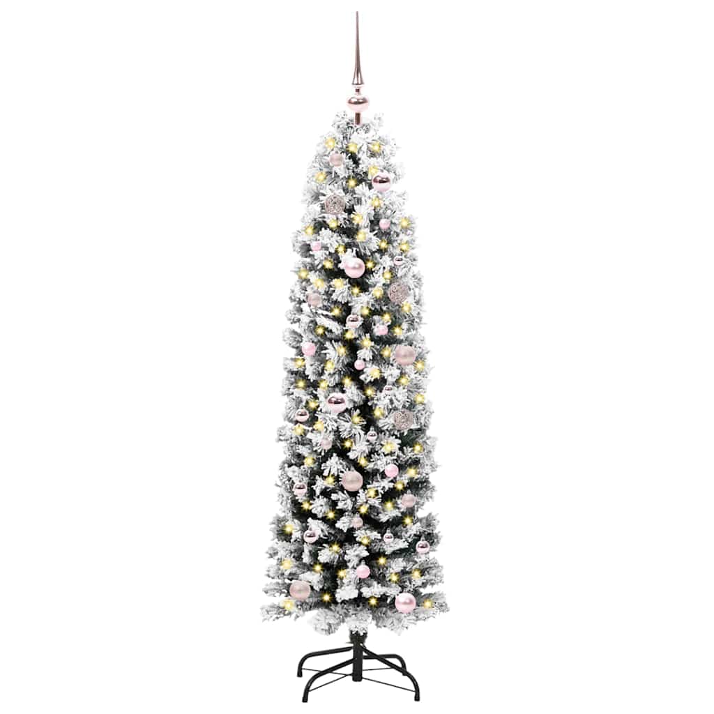 Vidaxx künstlicher Weihnachtsbaum grün 150 cm PVC und Stahl und Kunststoff