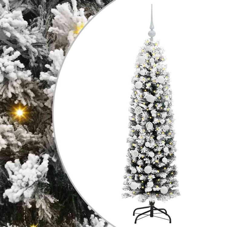 Vidaxx künstlicher Weihnachtsbaum grün 150 cm PVC und Stahl und Kunststoff