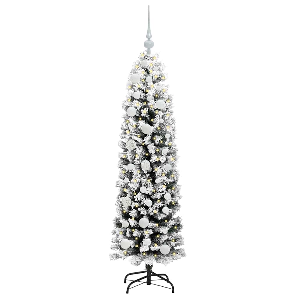 Vidaxx künstlicher Weihnachtsbaum grün 150 cm PVC und Stahl und Kunststoff