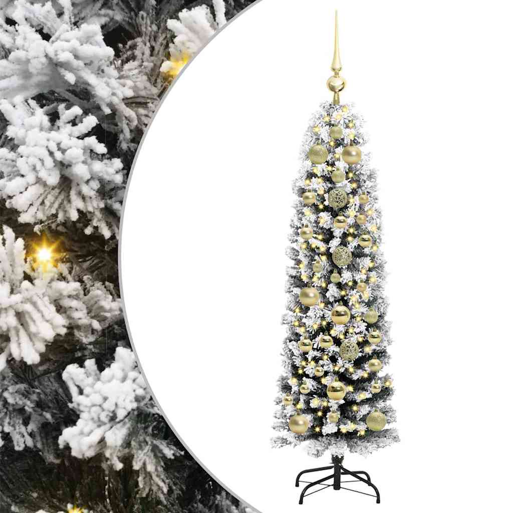 Vidaxx künstlicher Weihnachtsbaum grün 150 cm PVC und Stahl und Kunststoff