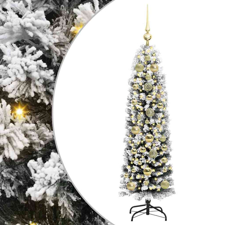 Vidaxx künstlicher Weihnachtsbaum grün 150 cm PVC und Stahl und Kunststoff
