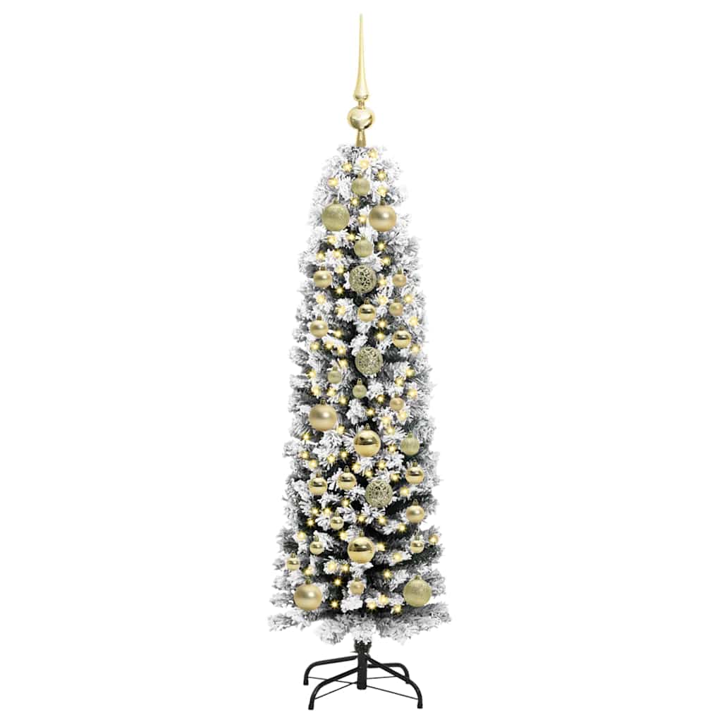 Vidaxx künstlicher Weihnachtsbaum grün 150 cm PVC und Stahl und Kunststoff