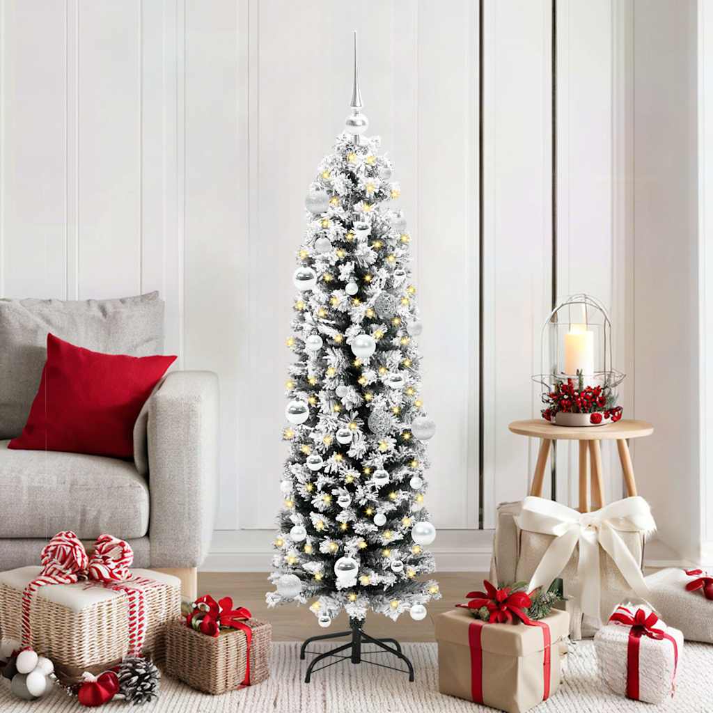 Vidaxx künstlicher Weihnachtsbaum grün 150 cm PVC und Stahl und Kunststoff