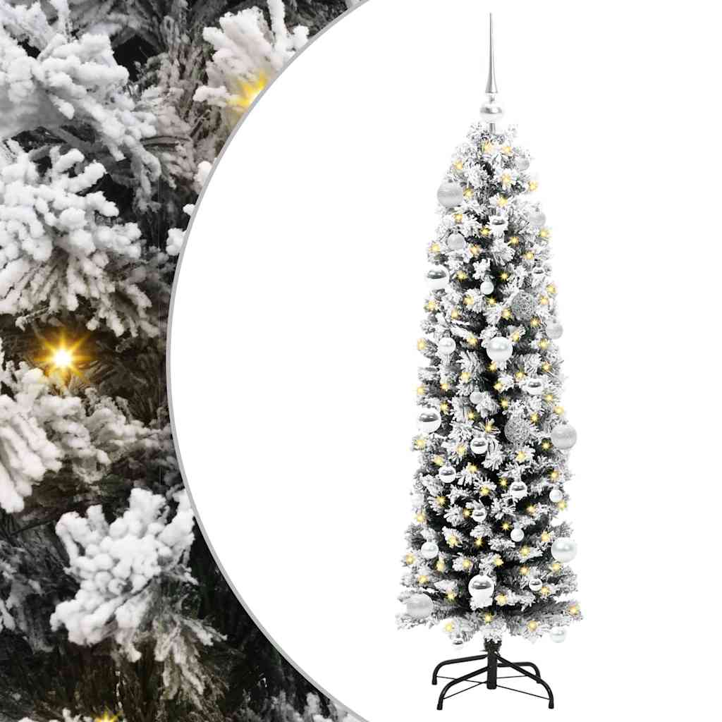 Vidaxx künstlicher Weihnachtsbaum grün 150 cm PVC und Stahl und Kunststoff