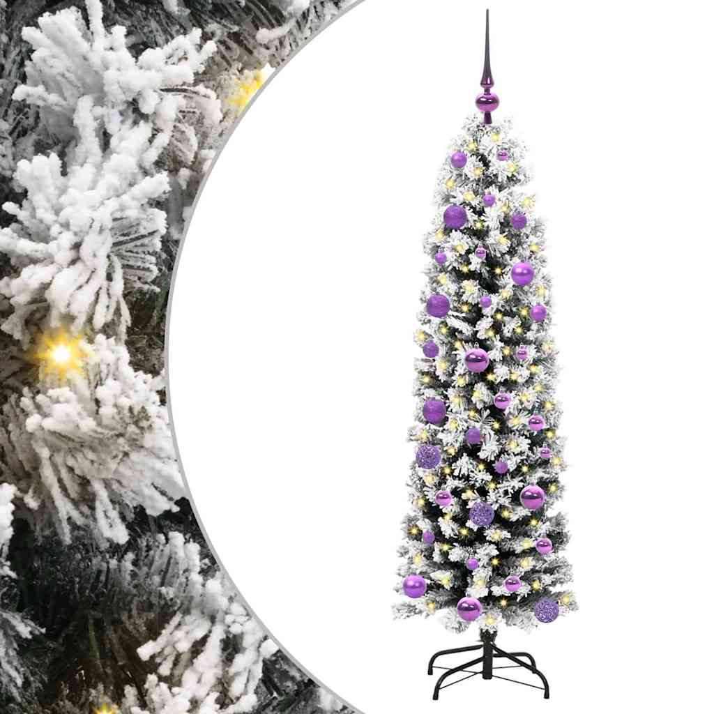 Vidaxx künstlicher Weihnachtsbaum grün 150 cm PVC und Stahl und Kunststoff