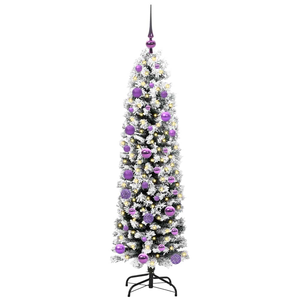 Vidaxx künstlicher Weihnachtsbaum grün 150 cm PVC und Stahl und Kunststoff