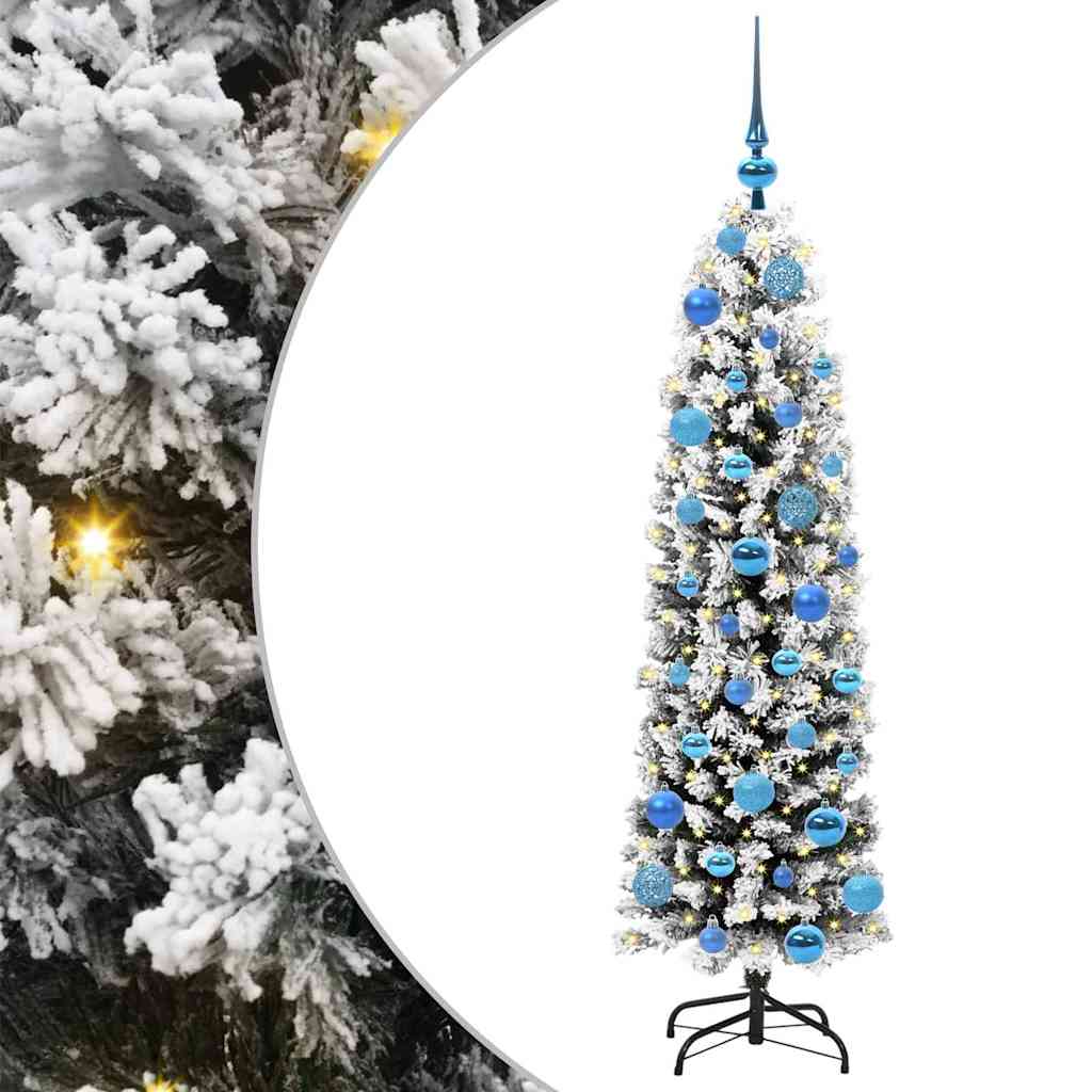 Vidaxx künstlicher Weihnachtsbaum grün 150 cm PVC und Stahl und Kunststoff