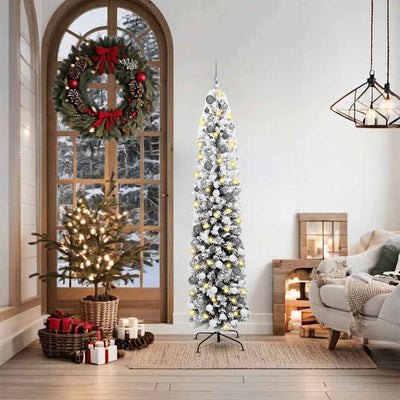 Vidaxx künstlicher Weihnachtsbaum grün 180 cm PVC und Stahl und Kunststoff