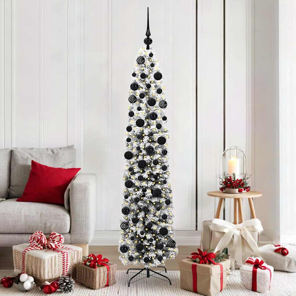 Vidaxx künstlicher Weihnachtsbaum grün 180 cm PVC und Stahl und Kunststoff