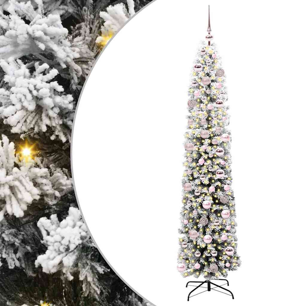 Vidaxx künstlicher Weihnachtsbaum grün 180 cm PVC und Stahl und Kunststoff