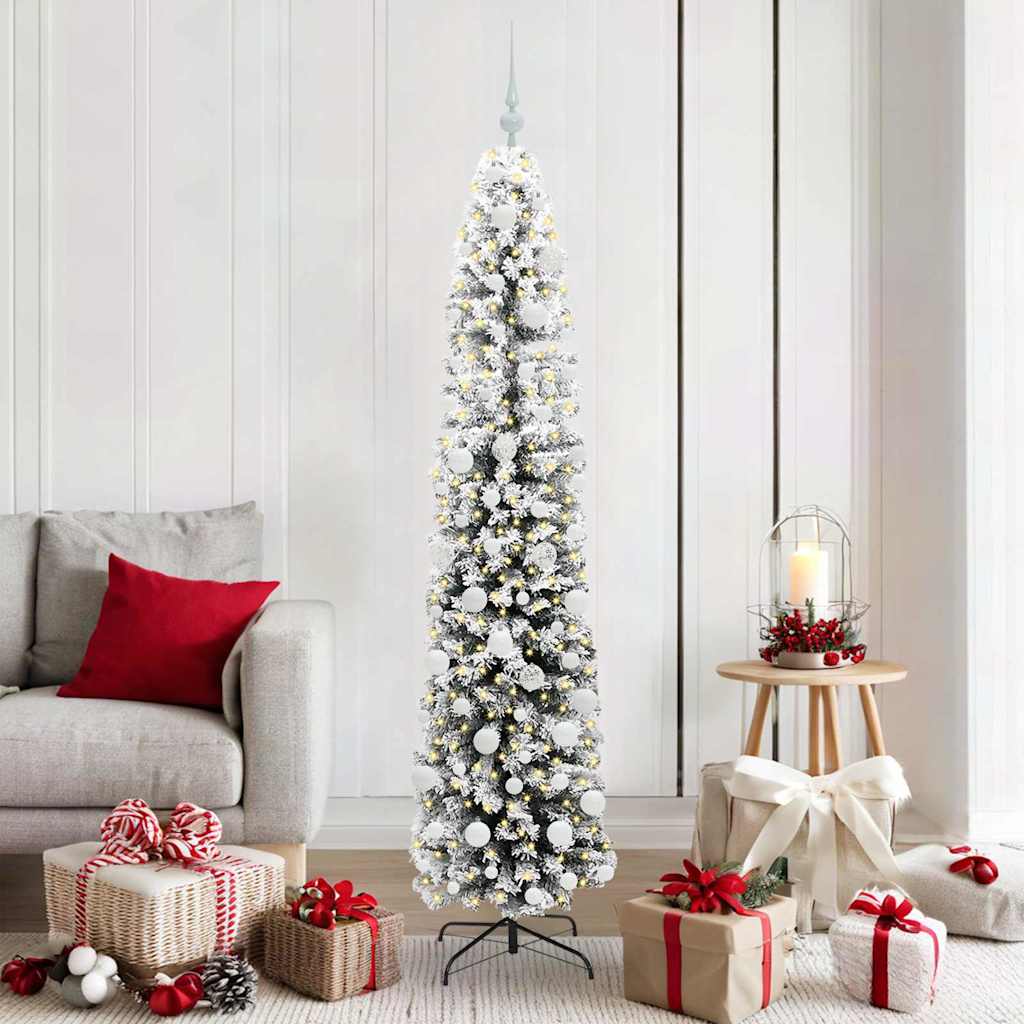Vidaxx künstlicher Weihnachtsbaum grün 180 cm PVC und Stahl und Kunststoff