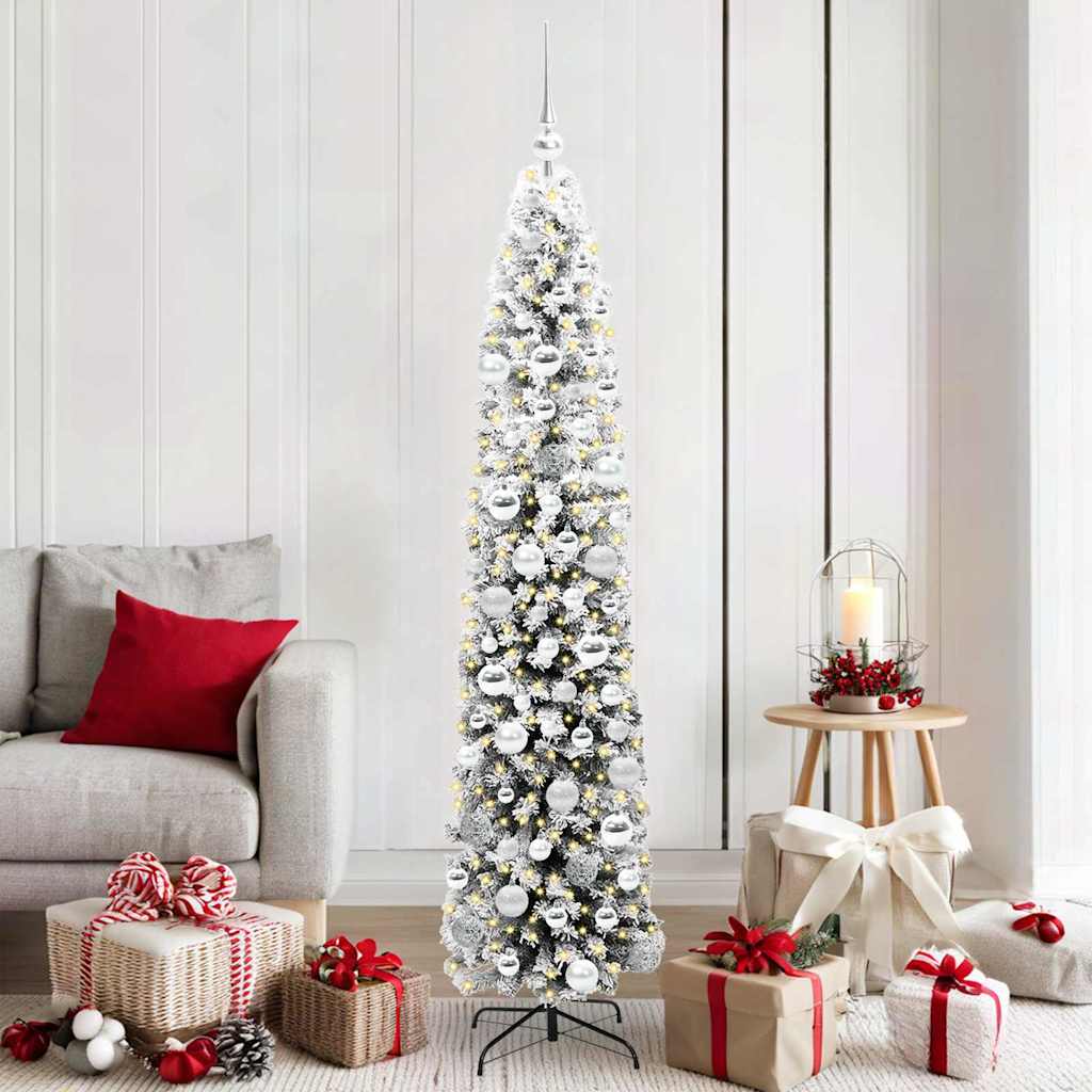 Vidaxx künstlicher Weihnachtsbaum grün 180 cm PVC und Stahl und Kunststoff