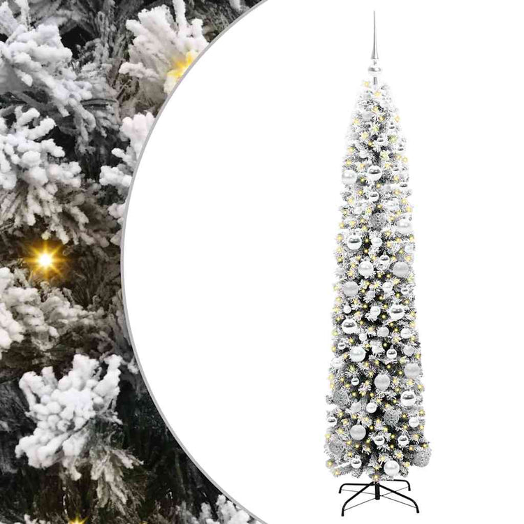 Vidaxx künstlicher Weihnachtsbaum grün 180 cm PVC und Stahl und Kunststoff