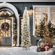 Vidaxx künstlicher Weihnachtsbaum grün 210 cm PVC und Stahl und Kunststoff