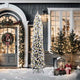 Vidaxx künstlicher Weihnachtsbaum grün 210 cm PVC und Stahl und Kunststoff