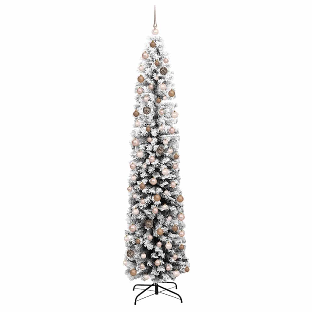 Vidaxx künstlicher Weihnachtsbaum grün 210 cm PVC und Stahl und Kunststoff