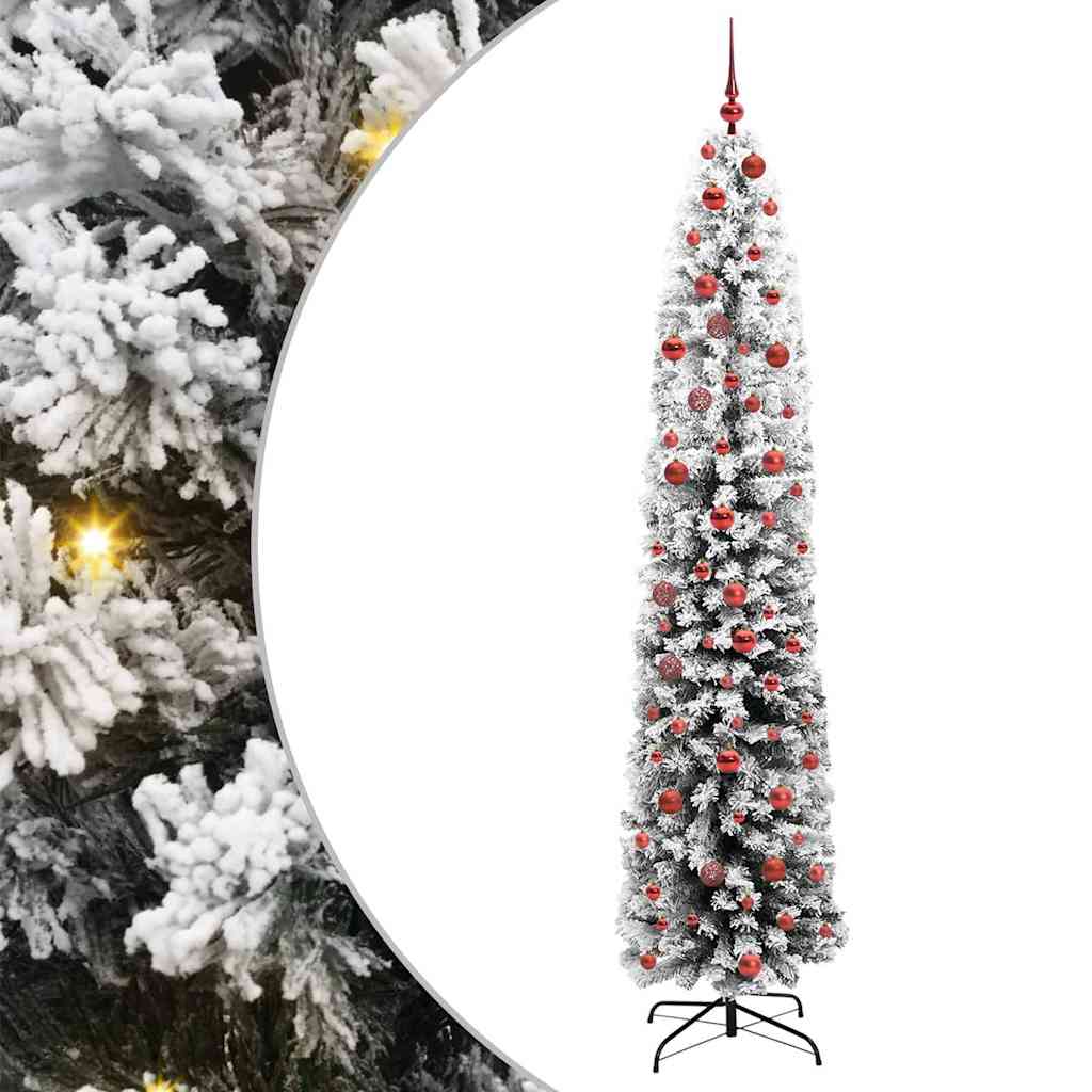 Vidaxx künstlicher Weihnachtsbaum grün 210 cm PVC und Stahl und Kunststoff