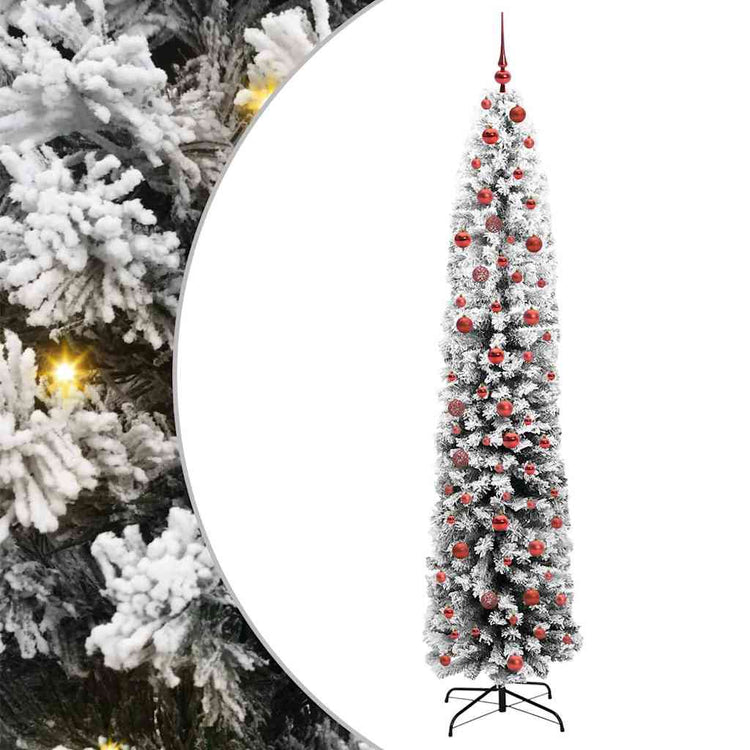 Vidaxx künstlicher Weihnachtsbaum grün 210 cm PVC und Stahl und Kunststoff