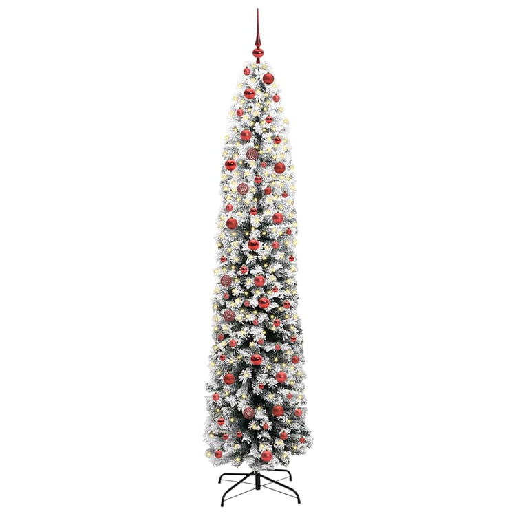 Vidaxx künstlicher Weihnachtsbaum grün 210 cm PVC und Stahl und Kunststoff