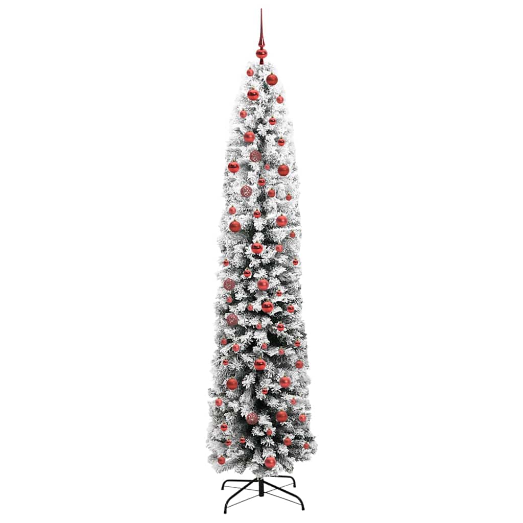 Vidaxx künstlicher Weihnachtsbaum grün 210 cm PVC und Stahl und Kunststoff