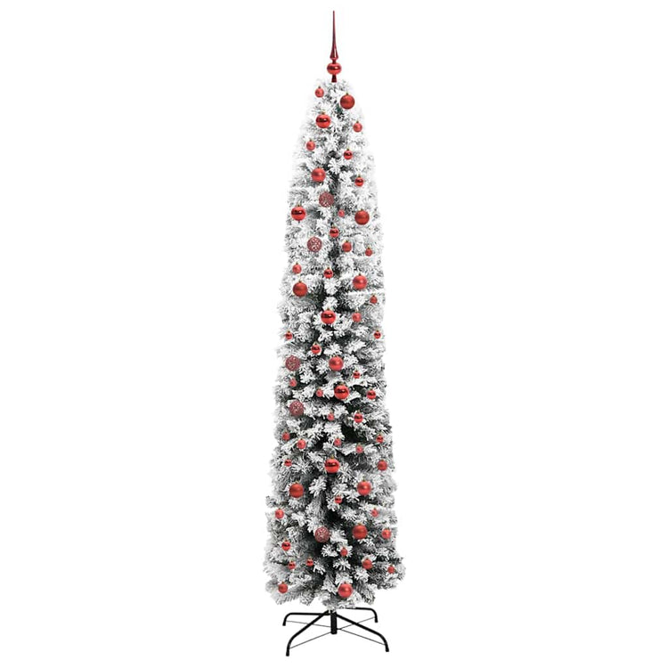 Vidaxx künstlicher Weihnachtsbaum grün 210 cm PVC und Stahl und Kunststoff