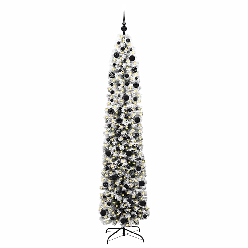 Vidaxx künstlicher Weihnachtsbaum grün 210 cm PVC und Stahl und Kunststoff
