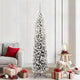 Vidaxx künstlicher Weihnachtsbaum grün 210 cm PVC und Stahl und Kunststoff
