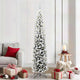 Vidaxx künstlicher Weihnachtsbaum grün 210 cm PVC und Stahl und Kunststoff