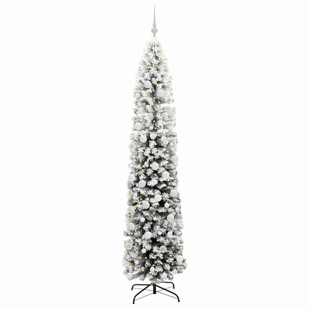 Vidaxx künstlicher Weihnachtsbaum grün 210 cm PVC und Stahl und Kunststoff