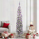 Vidaxx künstlicher Weihnachtsbaum grün 210 cm PVC und Stahl und Kunststoff