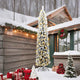 Vidaxx künstlicher Weihnachtsbaum grün 240 cm PVC und Stahl und Kunststoff