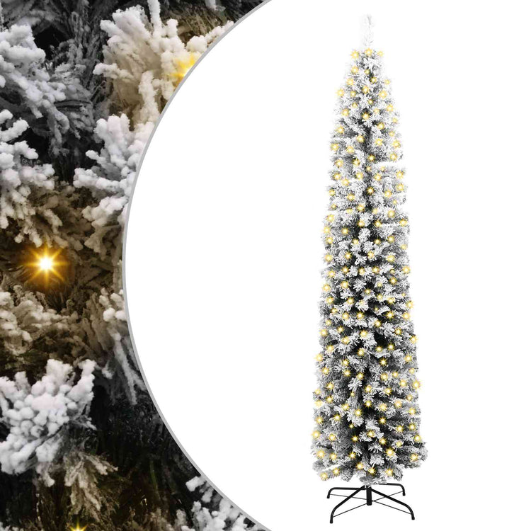 Vidaxx künstlicher Weihnachtsbaum grün 240 cm PVC und Stahl und Kunststoff