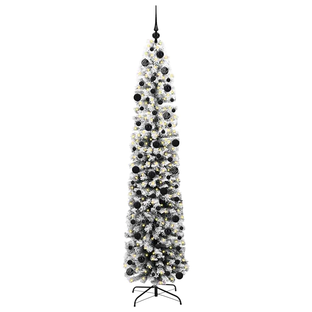 Vidaxx künstlicher Weihnachtsbaum grün 240 cm PVC und Stahl und Kunststoff