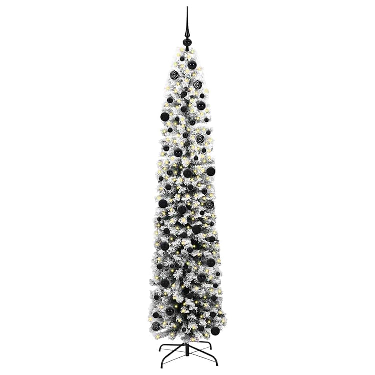 Vidaxx künstlicher Weihnachtsbaum grün 240 cm PVC und Stahl und Kunststoff
