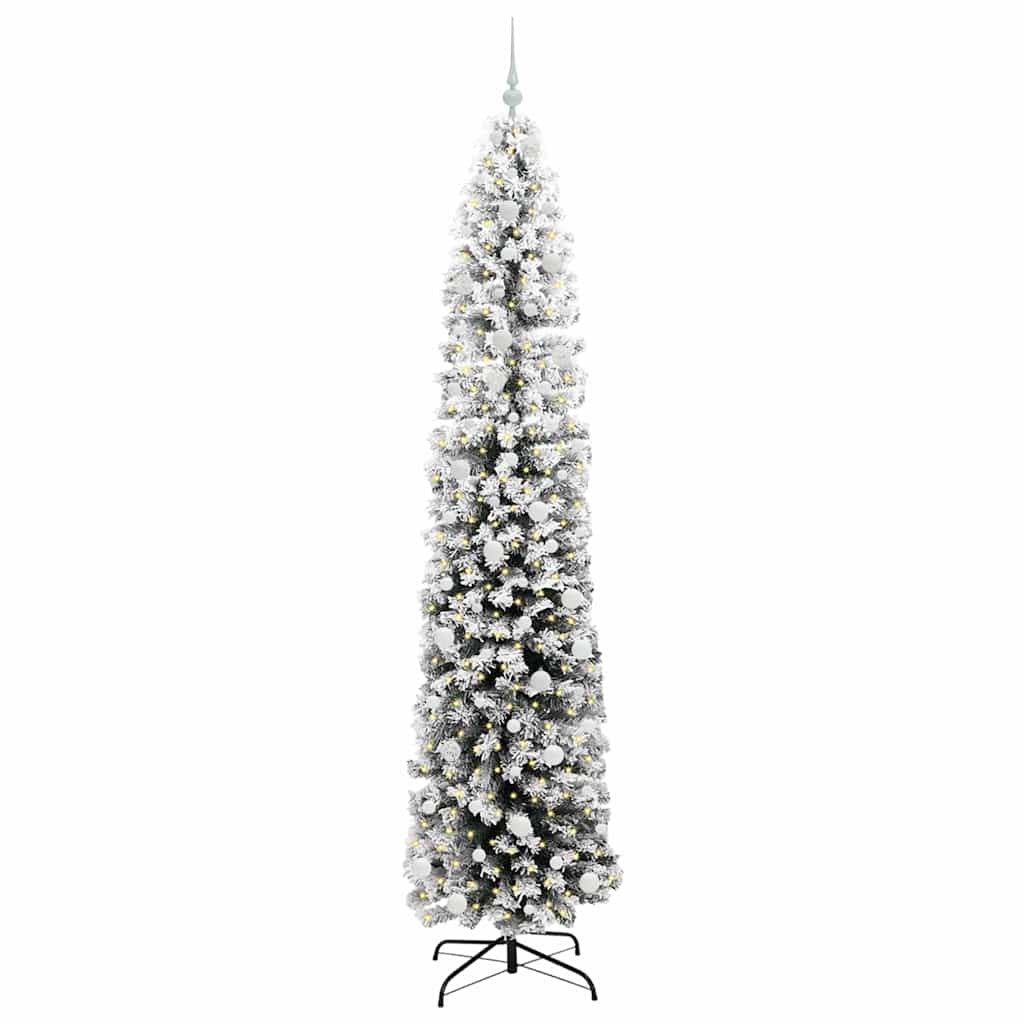 Vidaxx künstlicher Weihnachtsbaum grün 240 cm PVC und Stahl und Kunststoff