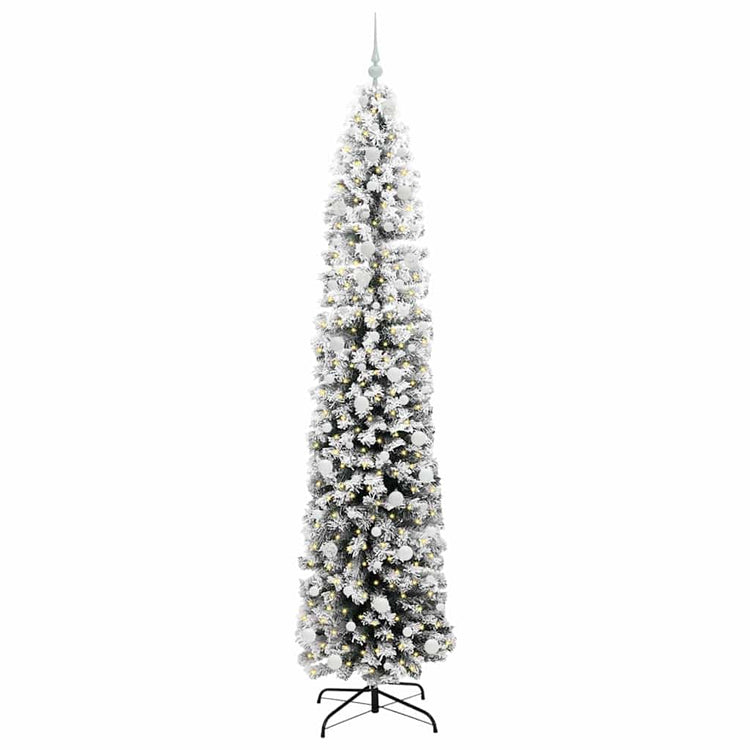 Vidaxx künstlicher Weihnachtsbaum grün 240 cm PVC und Stahl und Kunststoff