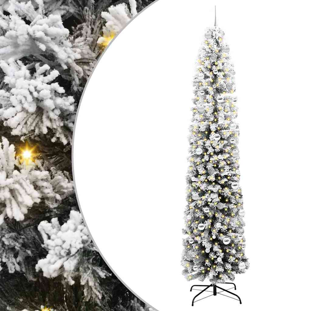 Vidaxx künstlicher Weihnachtsbaum grün 240 cm PVC und Stahl und Kunststoff