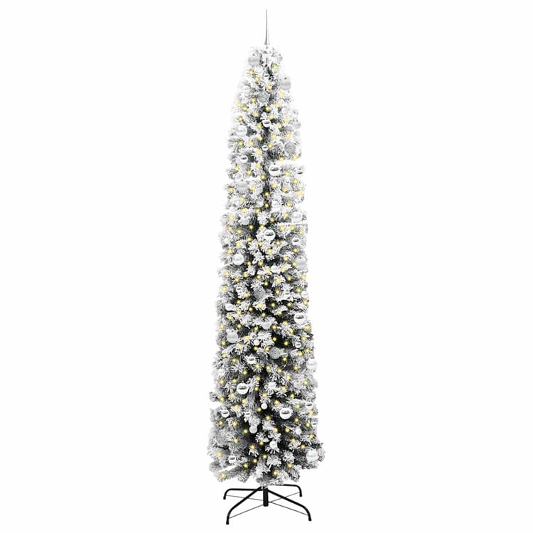 Vidaxx künstlicher Weihnachtsbaum grün 240 cm PVC und Stahl und Kunststoff